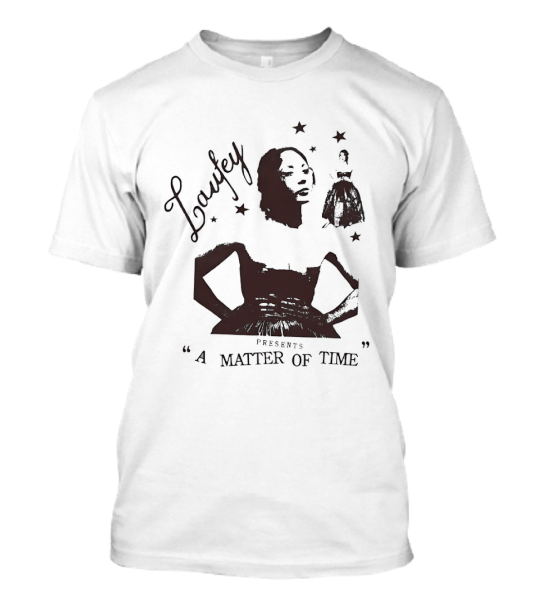 Laufey A Matter Of Time Features Retro Silhouette And Stars T-Shirt