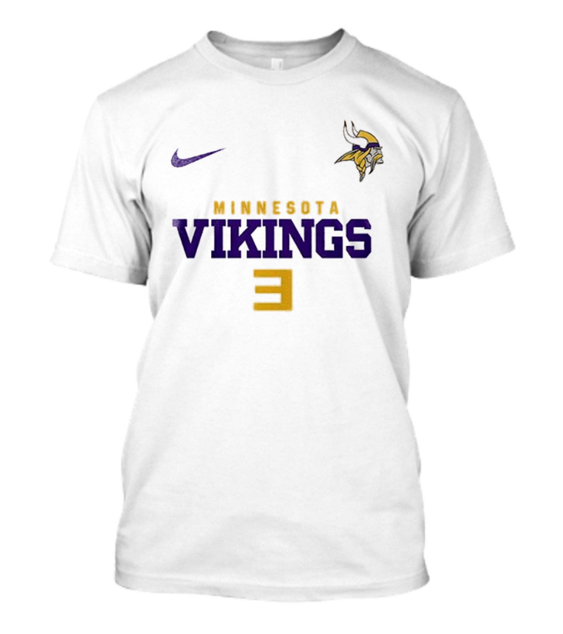 Minnesota Vikings Nike Slim Shady Mask Eminem Collaboration T-Shirt