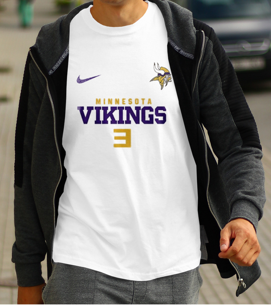 Minnesota Vikings Nike Slim Shady Mask Eminem Collaboration T-Shirt