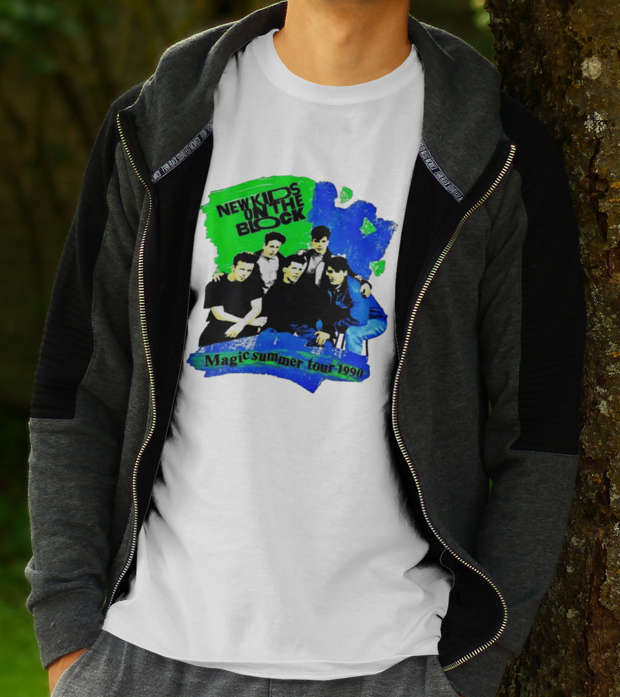 New Kids On The Block Magic Summer Tour 1990 Vintage Concert T-Shirt