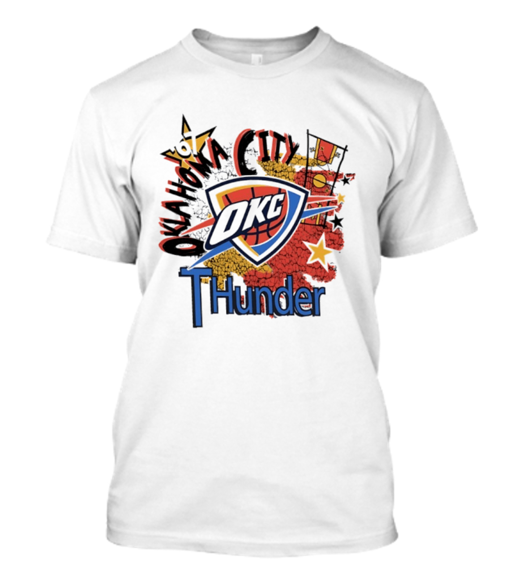 Oklahoma City OKC Thunder '67 Hardwood Classics T-Shirt