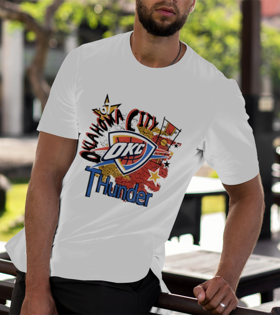Oklahoma City OKC Thunder '67 Hardwood Classics T-Shirt