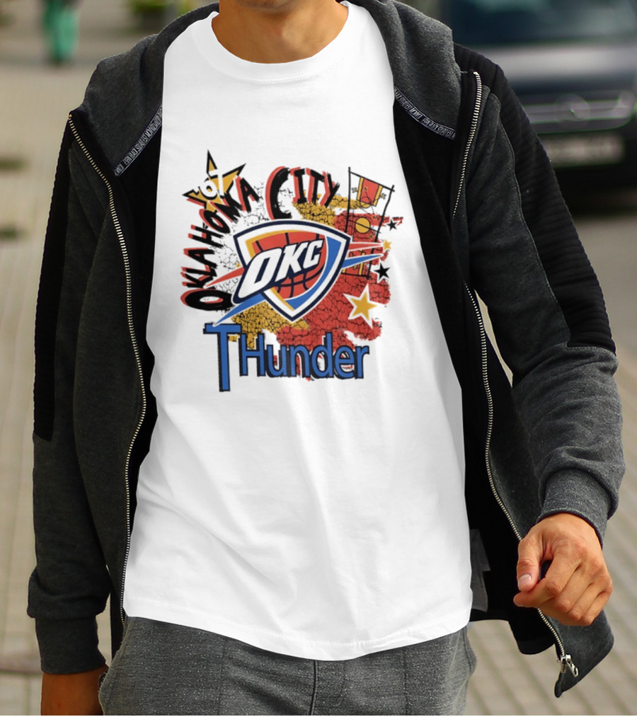 Oklahoma City OKC Thunder '67 Hardwood Classics T-Shirt
