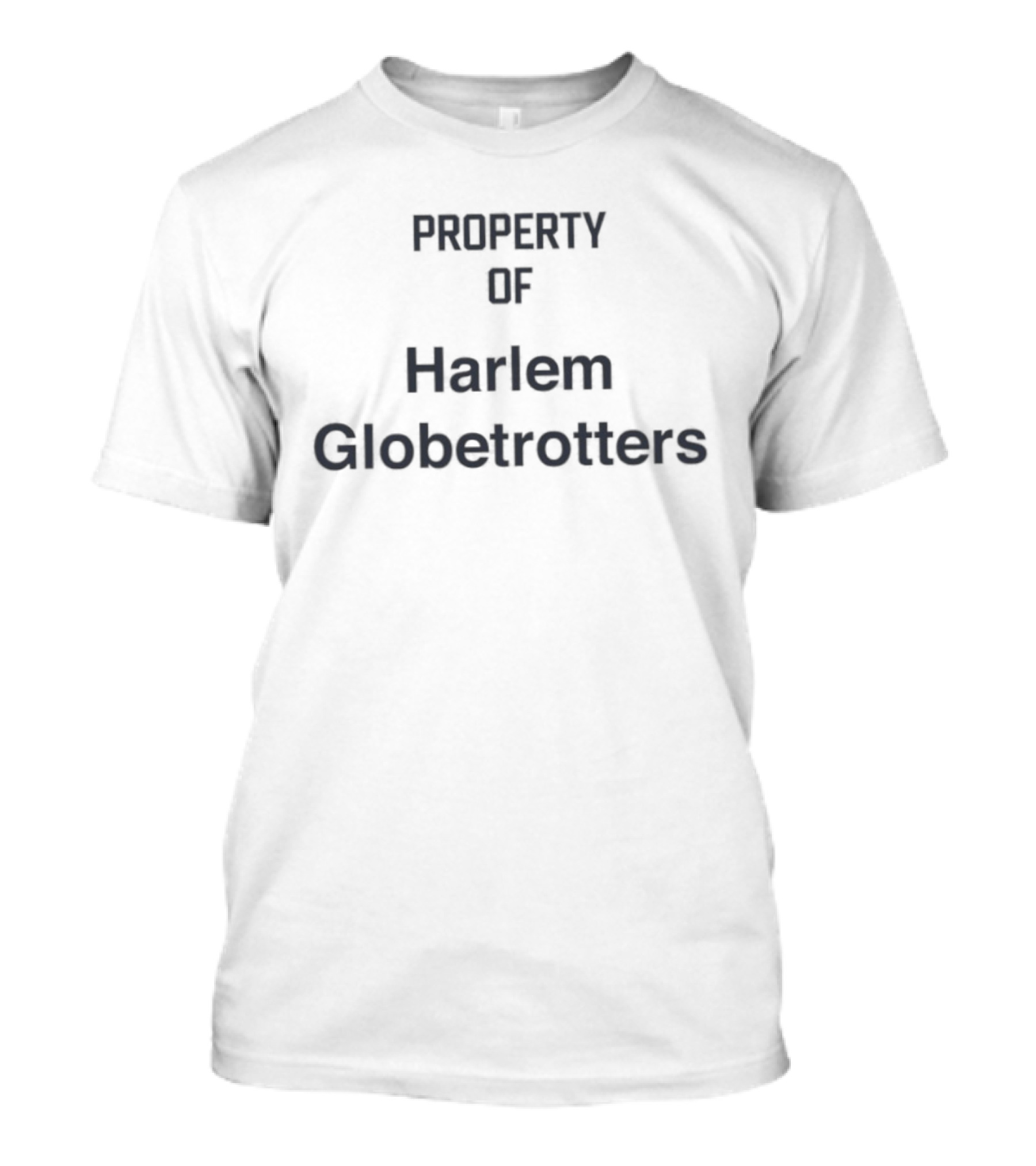 Property Of Harlem Globetrotters Official Basketball Team Merchandise T-Shirt