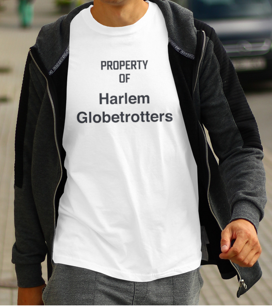 Property Of Harlem Globetrotters Official Basketball Team Merchandise T-Shirt