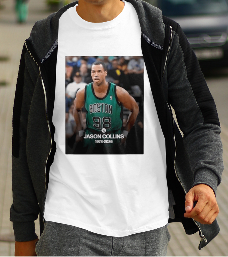 Boston Jason Collins 1978 2026 98 Rest In Peace T-Shirt