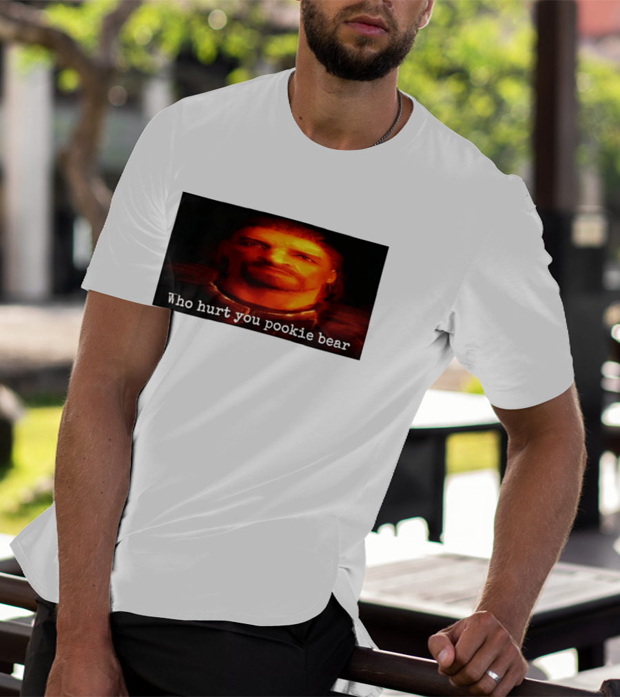 Who Hurt You Pookie Bear Video Game T-Shirt