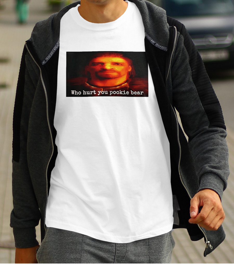 Who Hurt You Pookie Bear Video Game T-Shirt