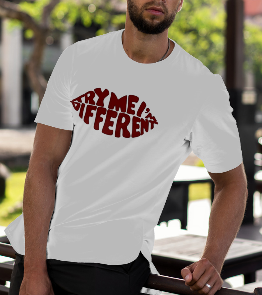 Try Me I'm Different Bold Red Lips T-Shirt