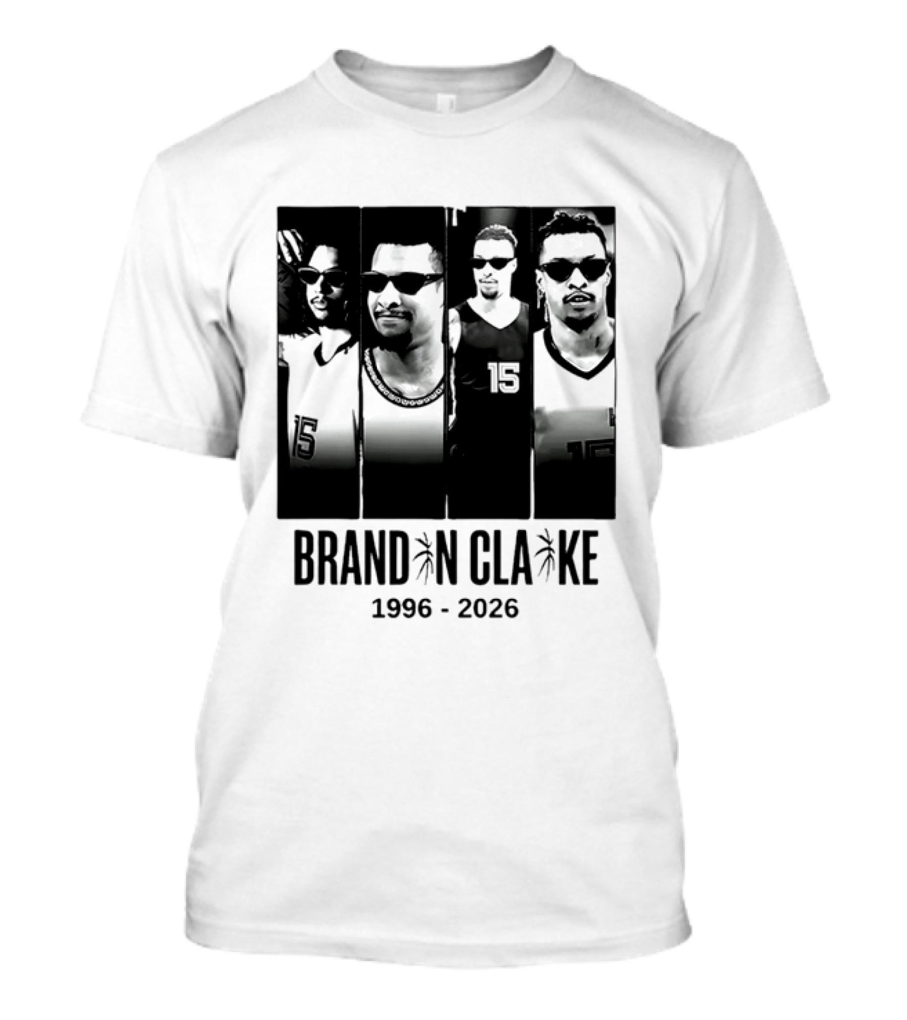 Brandon Clarke Memphis Grizzlies Forever 15 Tribute 1996 2026 T-Shirt