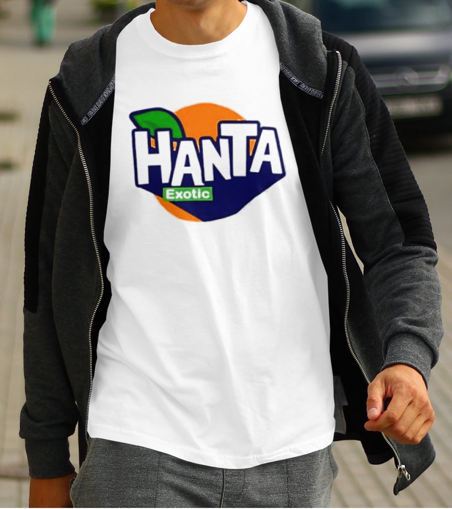 Hanta Exotic Fanta Leaf Orange T-Shirt