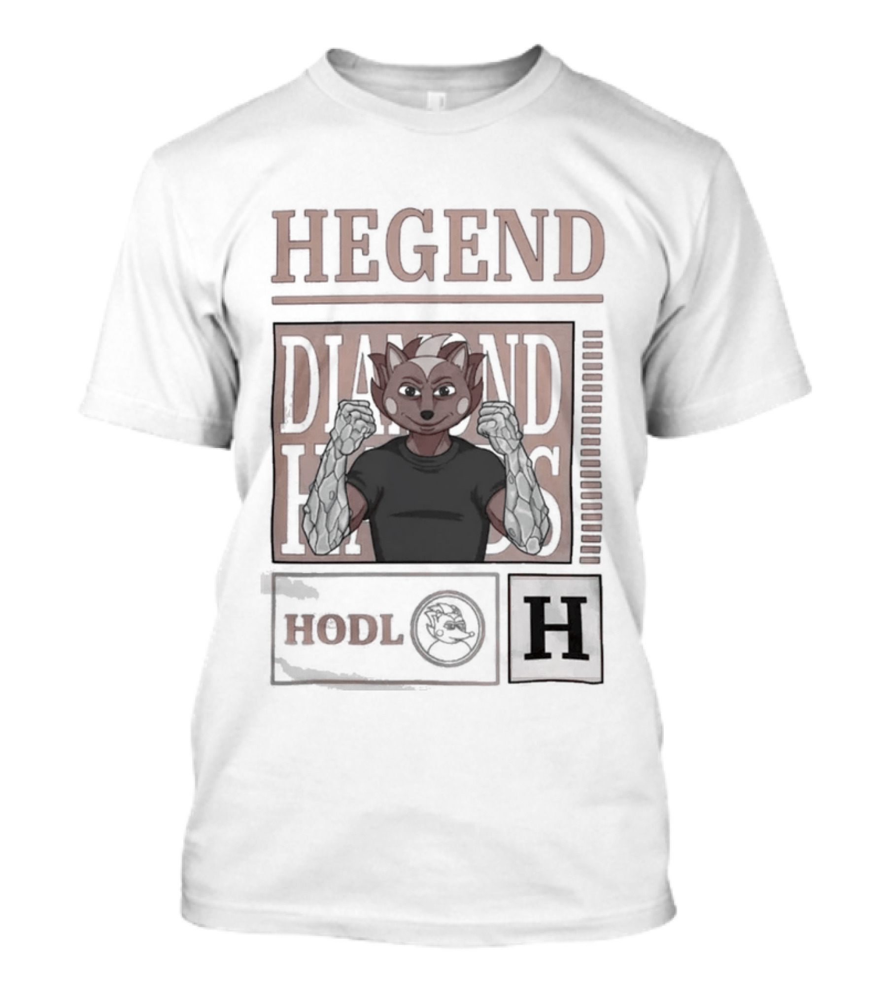 Hegend Diamond Hands Hodl H T-Shirt