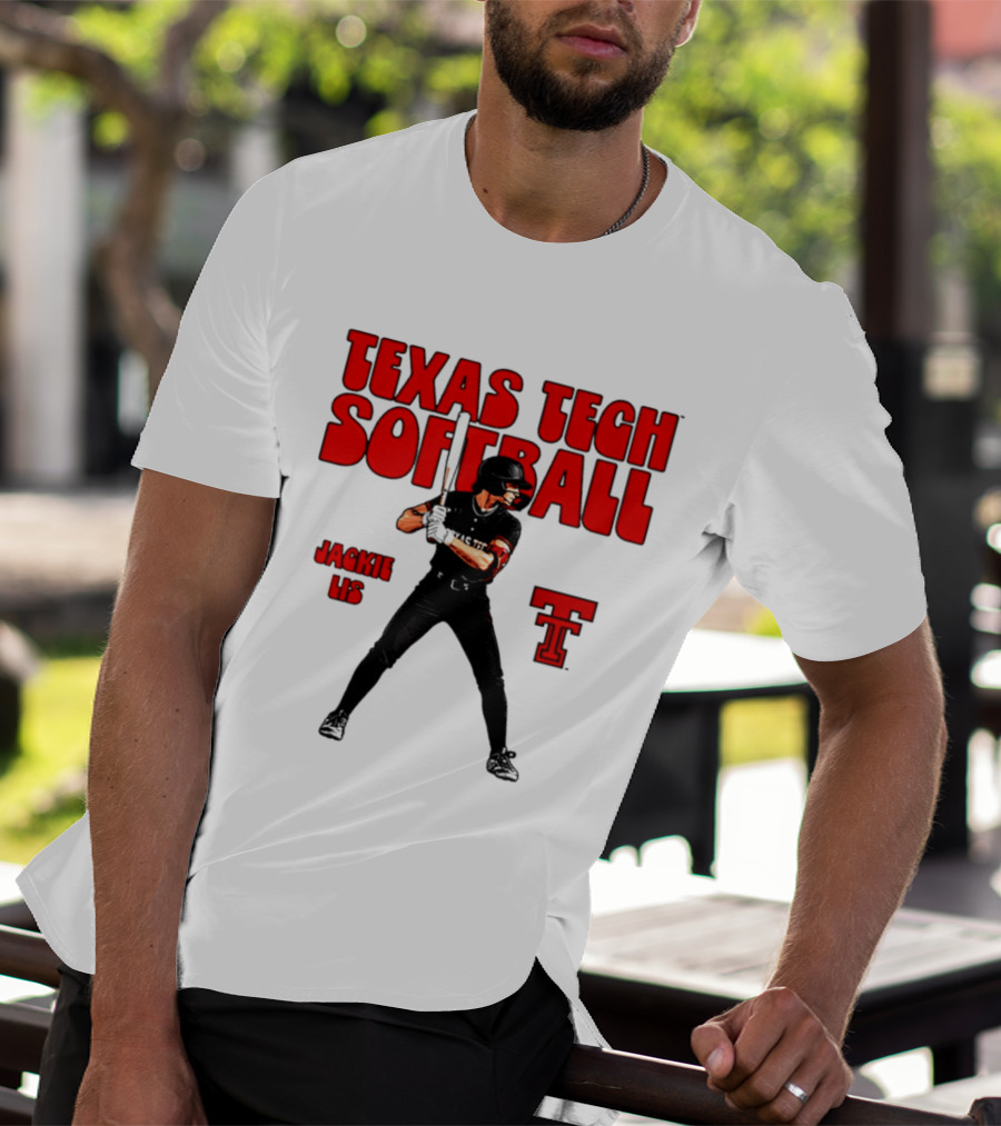 Texas Tech Red Raiders Jackie Lis Softball Player T-Shirt