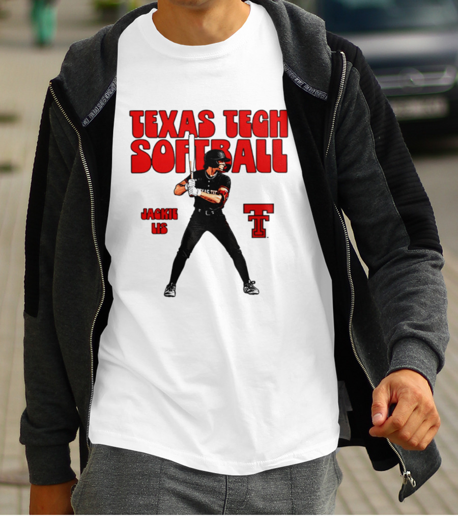Texas Tech Red Raiders Jackie Lis Softball Player T-Shirt