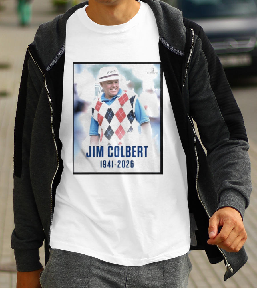 Jim Colbert 1941 2026 PING Champions Golf Legend Argyle Sweater T-Shirt