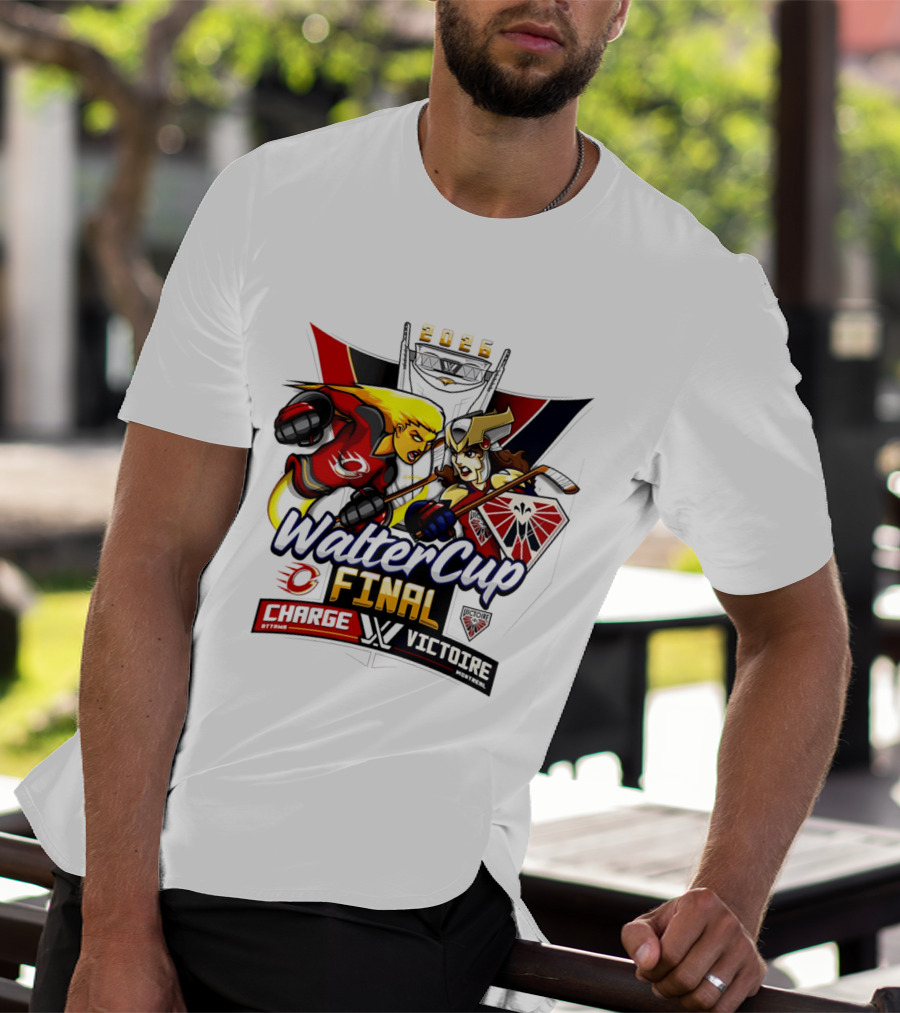 Ottawa Charge Vs Montreal Victoire 2026 Walter Cup Final Hockey Clash T-Shirt
