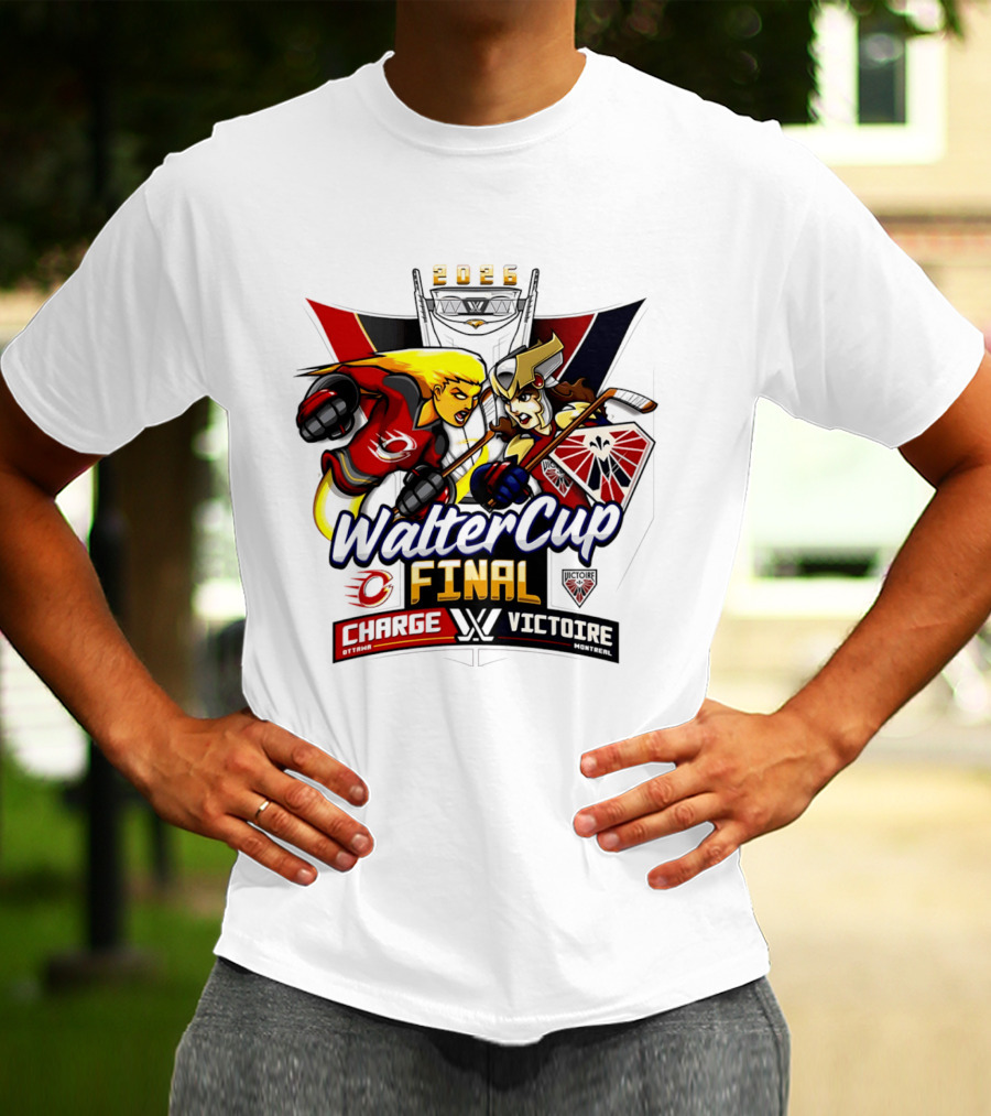 Ottawa Charge Vs Montreal Victoire 2026 Walter Cup Final Hockey Clash T-Shirt