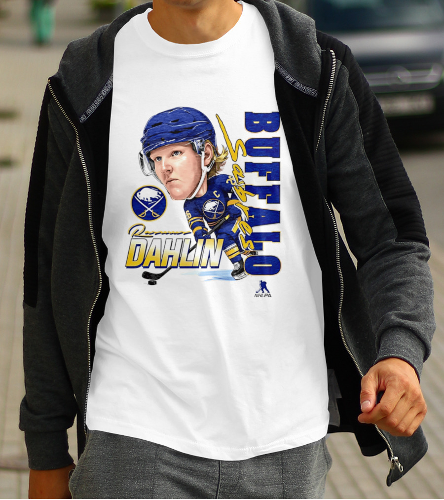 Rasmus Dahlin Captain Buffalo Sabres NHLPA Caricature T-Shirt