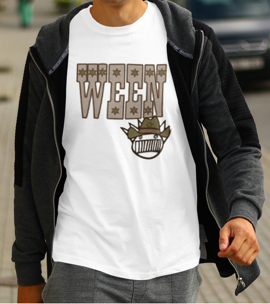Ween 12 Golden Country Greats Tour Cowboy Hat Stars T-Shirt