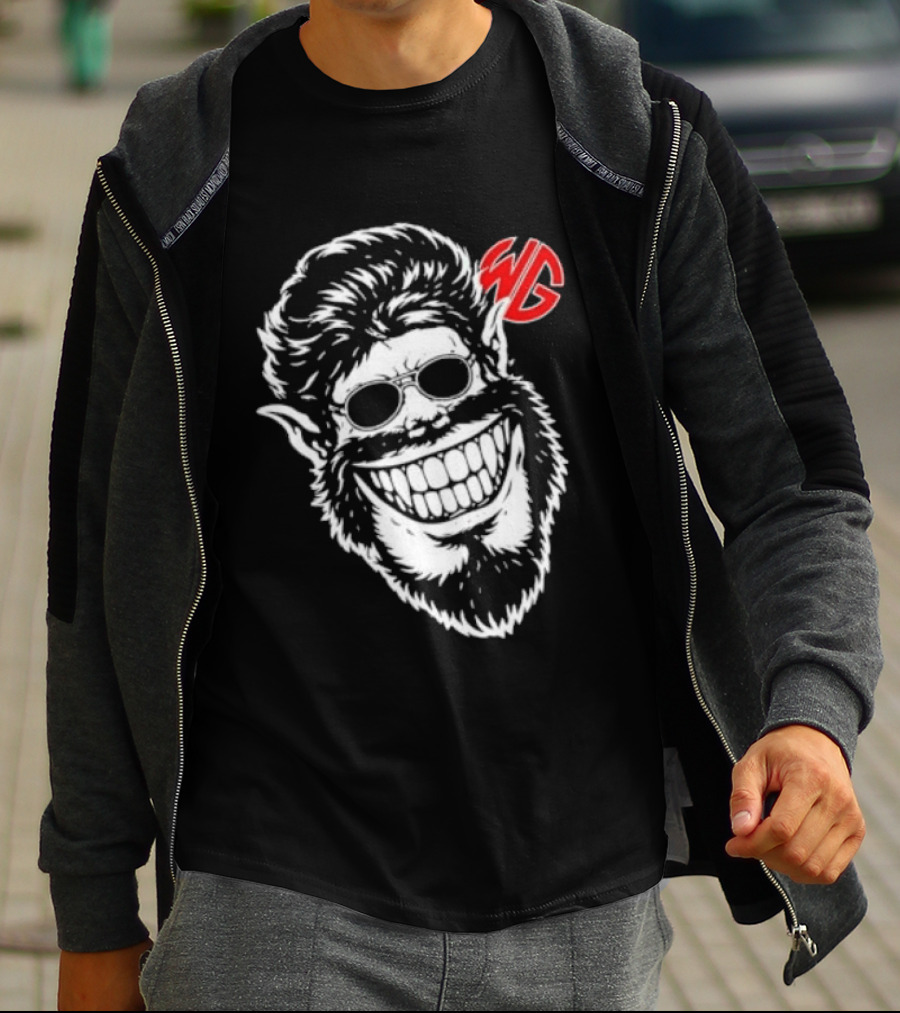 Wolfgang W. Wolfgang Ghoulrilla Biscuits Big Face WG T-Shirt