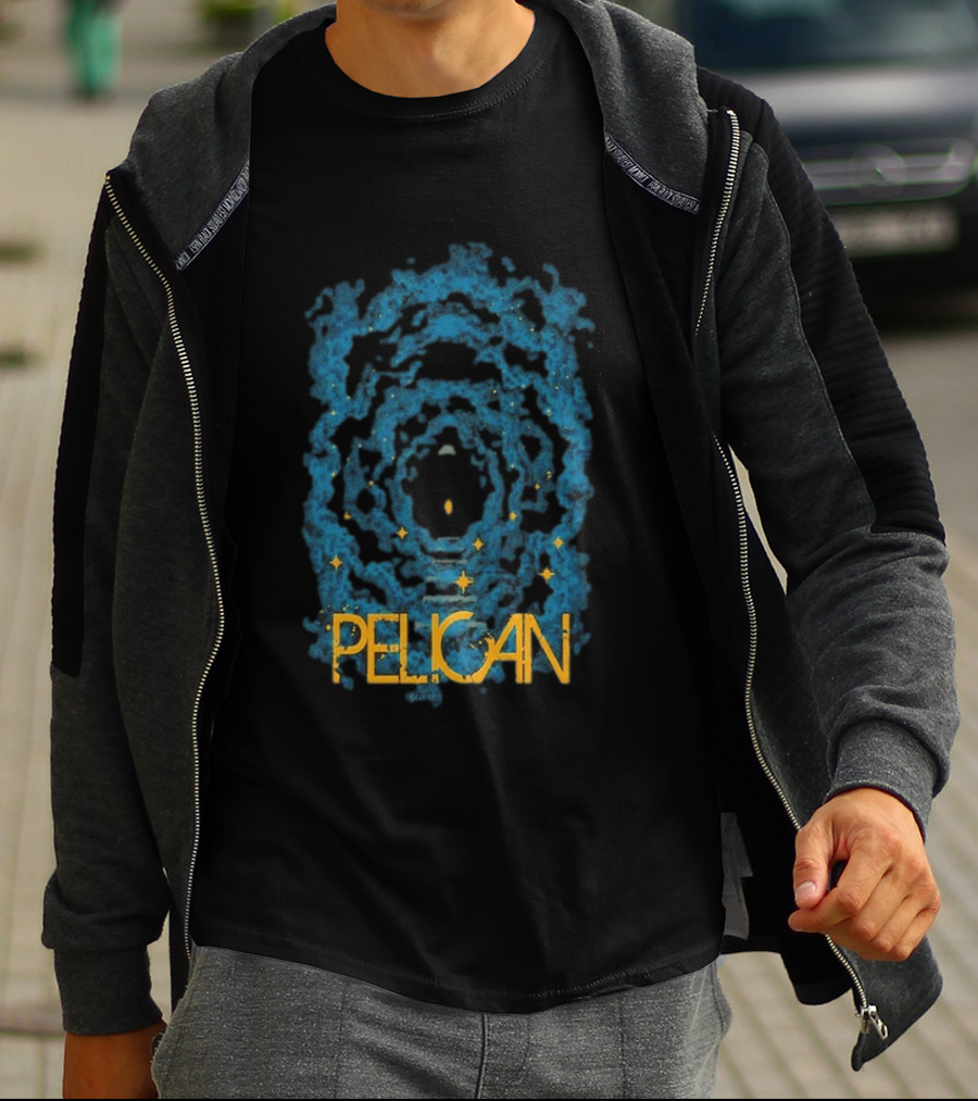 Pelican May 15 2026 Doomroosje Nijmegen Netherlands Blue Abstract T-Shirt