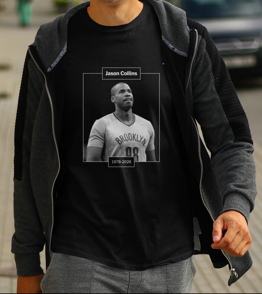 Jason Collins 1978 2026 Brooklyn Basketball T-Shirt