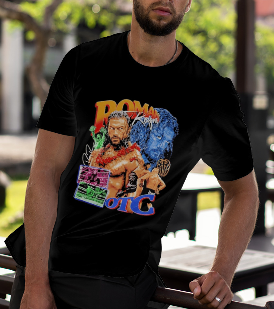 Roman Reigns Tribal Chief OTC Wrestling Champion WWE Acknowledged T-Shirt