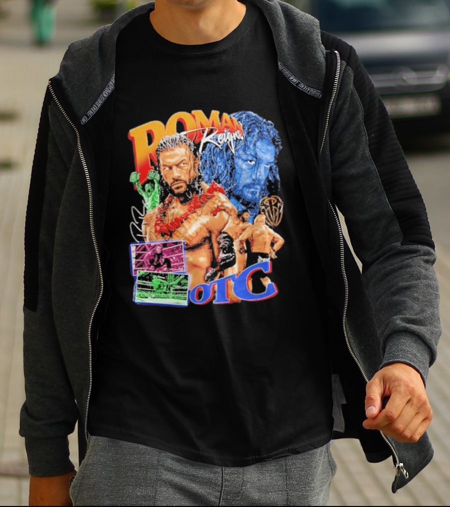 Roman Reigns Tribal Chief OTC Wrestling Champion WWE Acknowledged T-Shirt