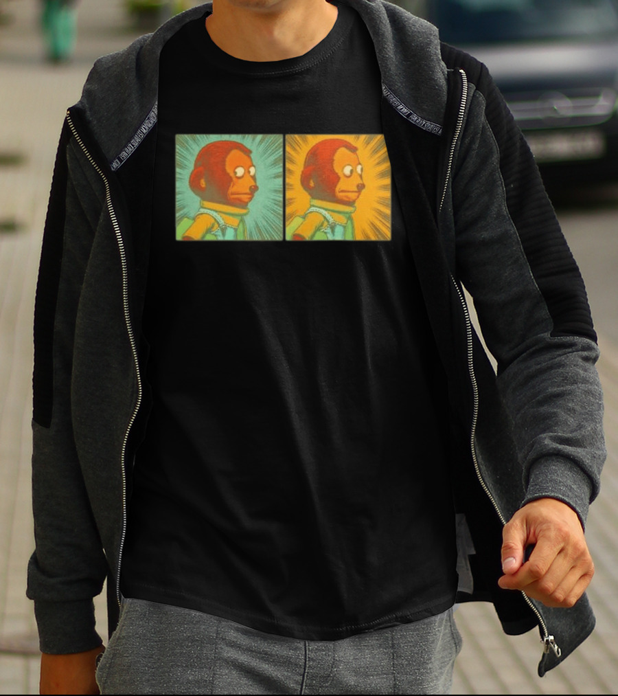 Awkward Look Monkey Puppet Meme Garment Dyed T-Shirt