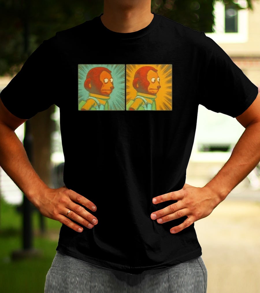 Awkward Look Monkey Puppet Meme Garment Dyed T-Shirt