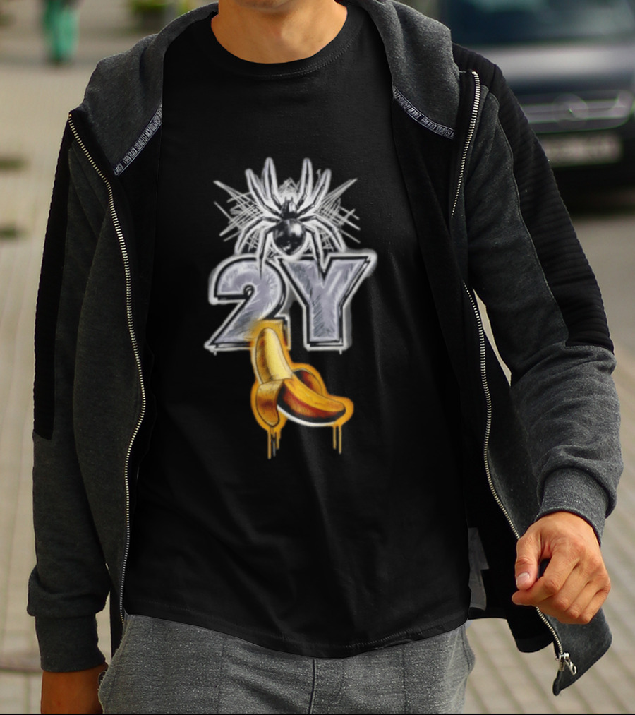 2Y Spider Banana Bananaman Killed T-Shirt