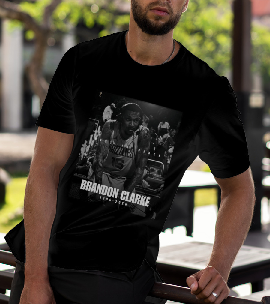 Rest In Peace Grizzlies Brandon Clarke 1996 2026 T-Shirt