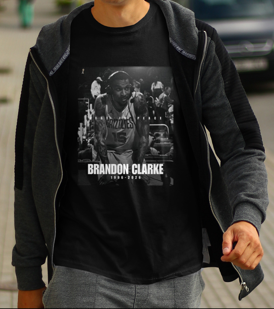 Rest In Peace Grizzlies Brandon Clarke 1996 2026 T-Shirt