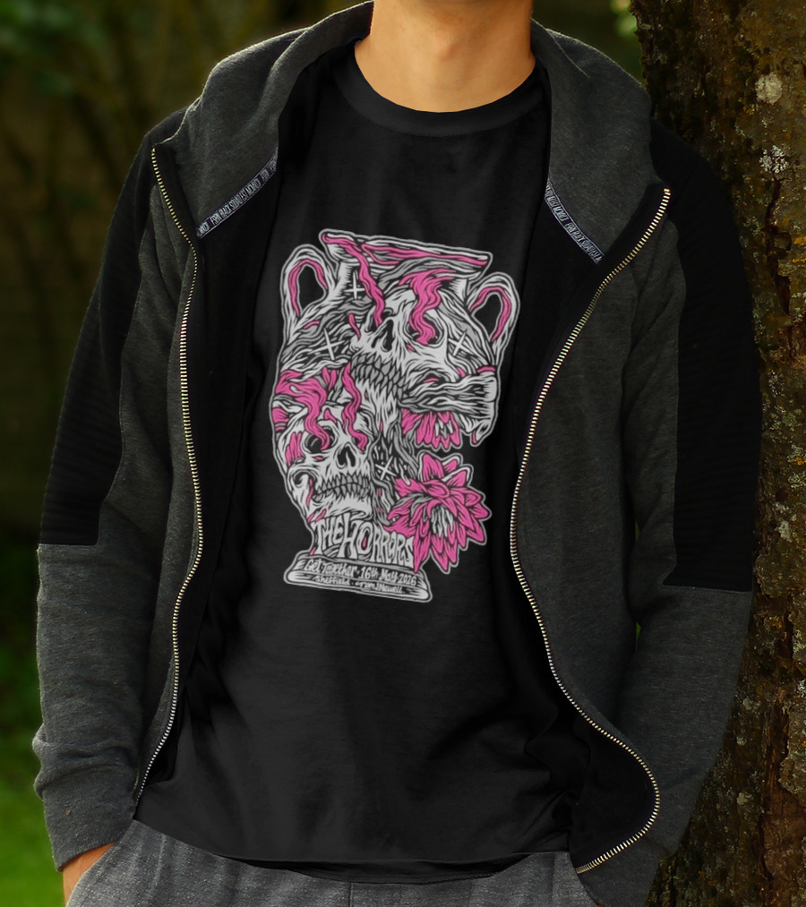 The Horrors Get Together Festival May 16 2026 Sheffield UK Skull Vase T-Shirt