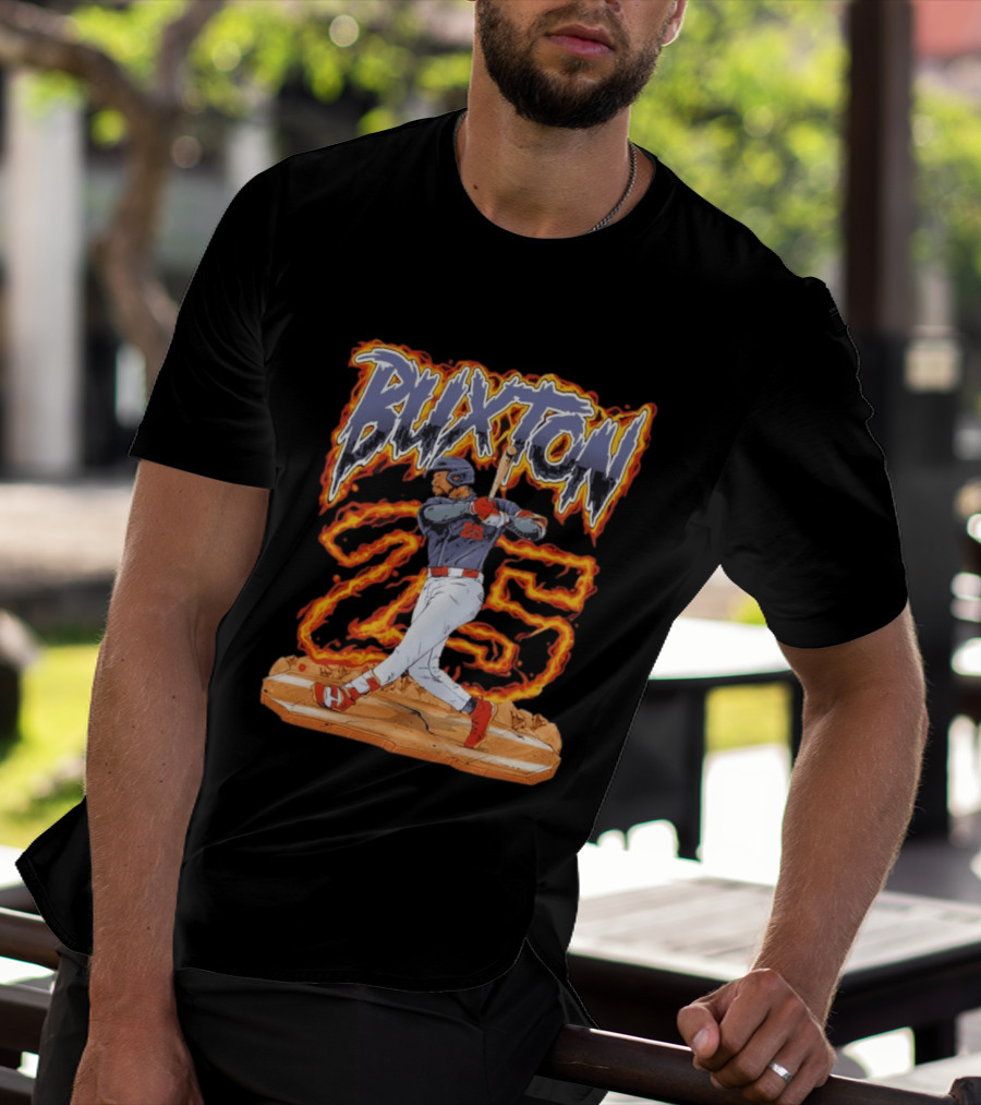 Buxton 25 Blazing Baseball Slugger T-Shirt