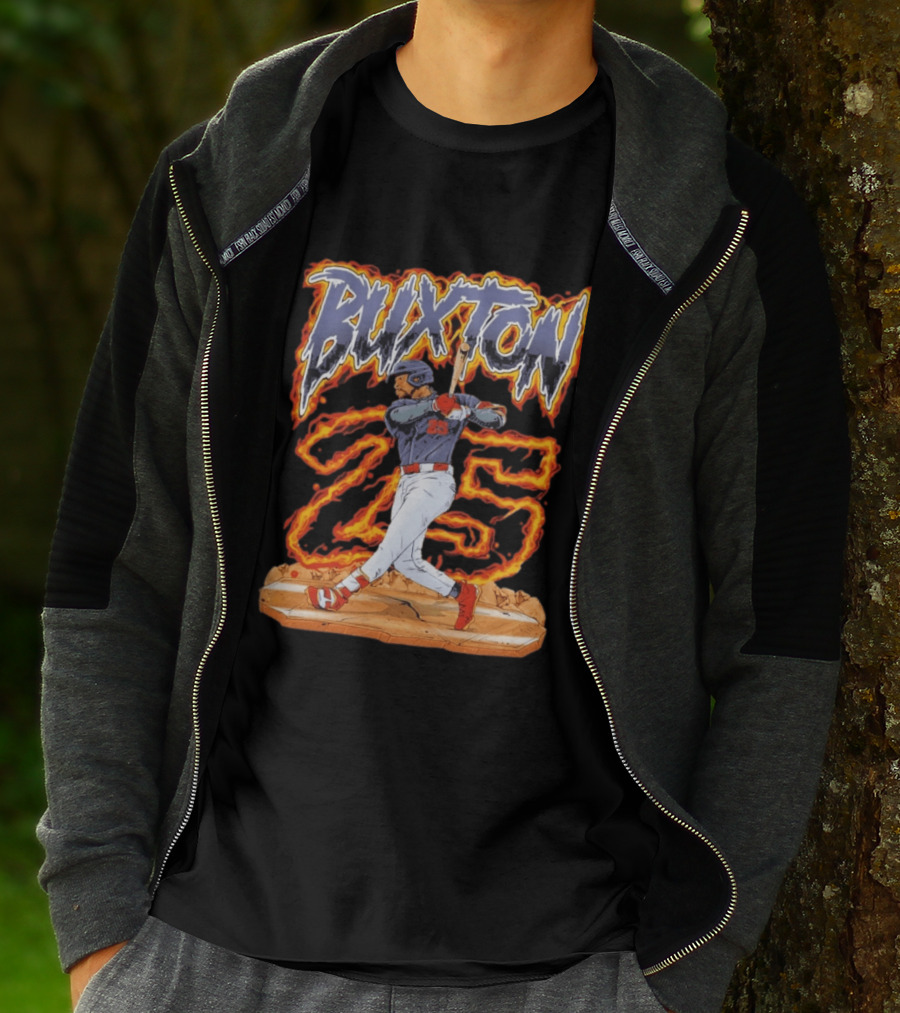 Buxton 25 Blazing Baseball Slugger T-Shirt