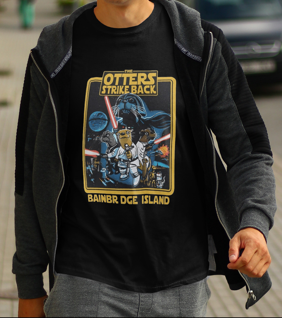 The Otters Strike Back Bainbridge Island Star Wars T-Shirt