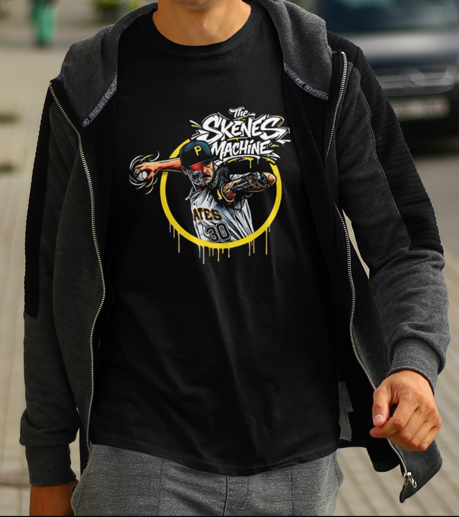 The Skenes Machine Paul Skenes Pittsburgh Pirates Pitcher 30 Aces T-Shirt