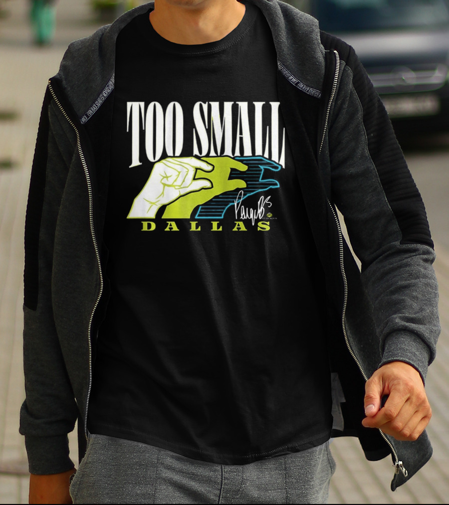 TOO SMALL Hands Paige Bueckers Dallas WNBA T-Shirt
