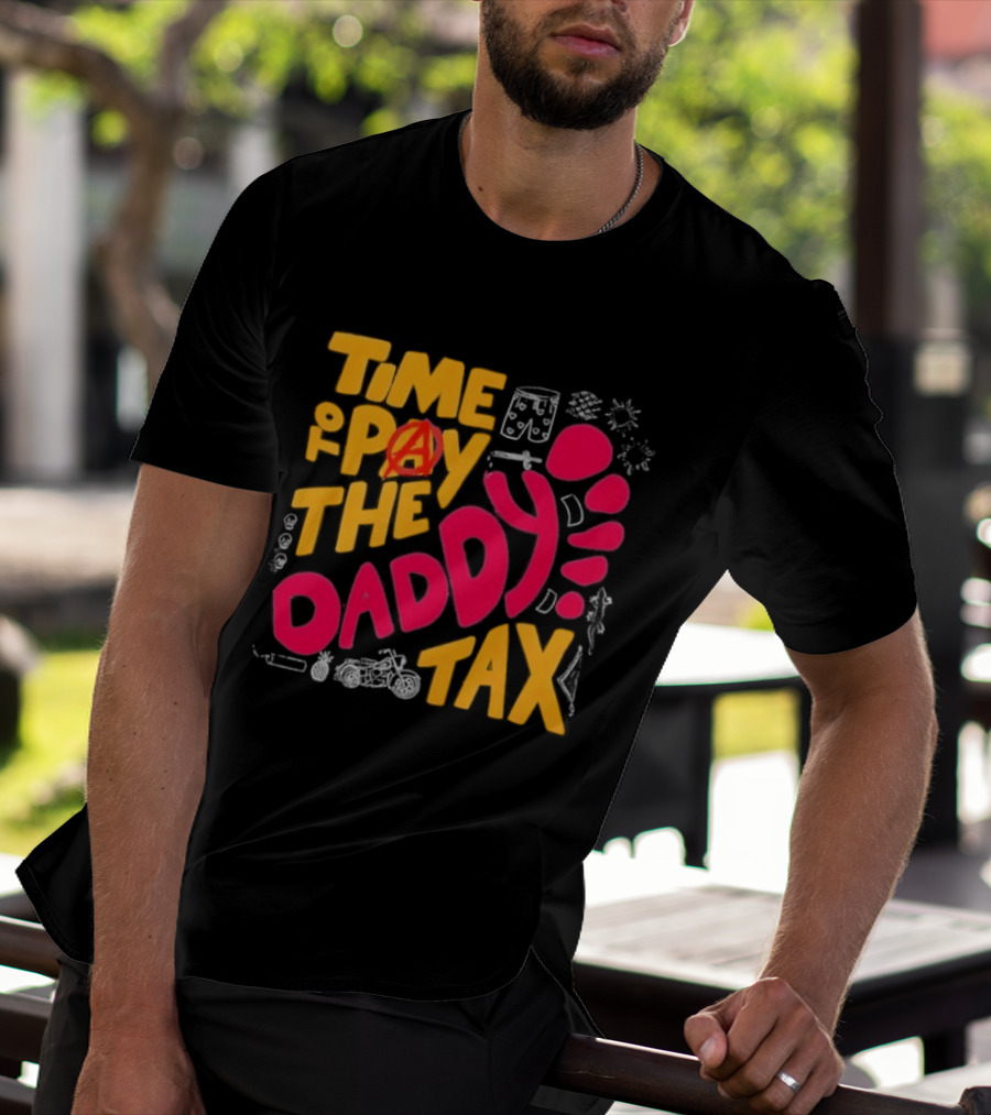 Time To Pay The Daddy Tax Dungeon Crawler Carl Footprint T-Shirt