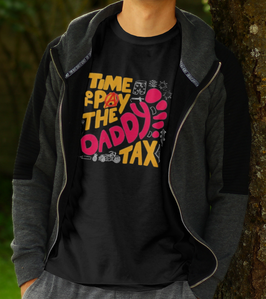 Time To Pay The Daddy Tax Dungeon Crawler Carl Footprint T-Shirt