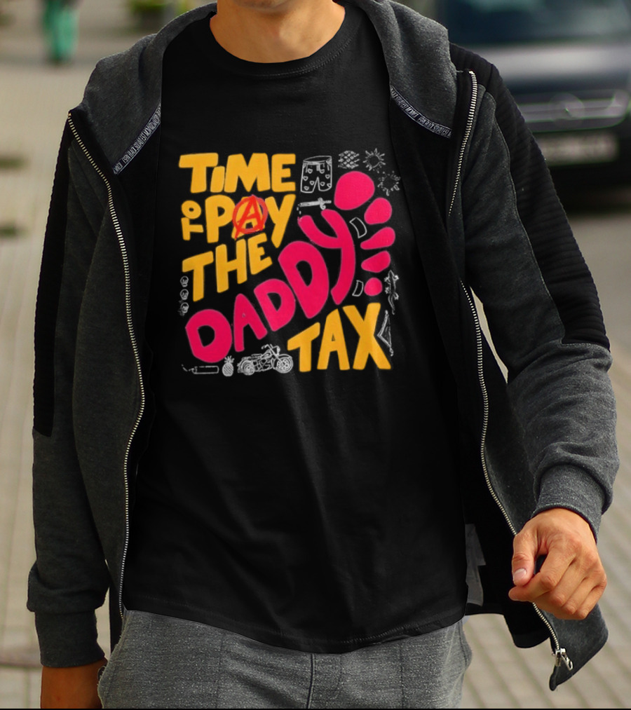 Time To Pay The Daddy Tax Dungeon Crawler Carl Footprint T-Shirt