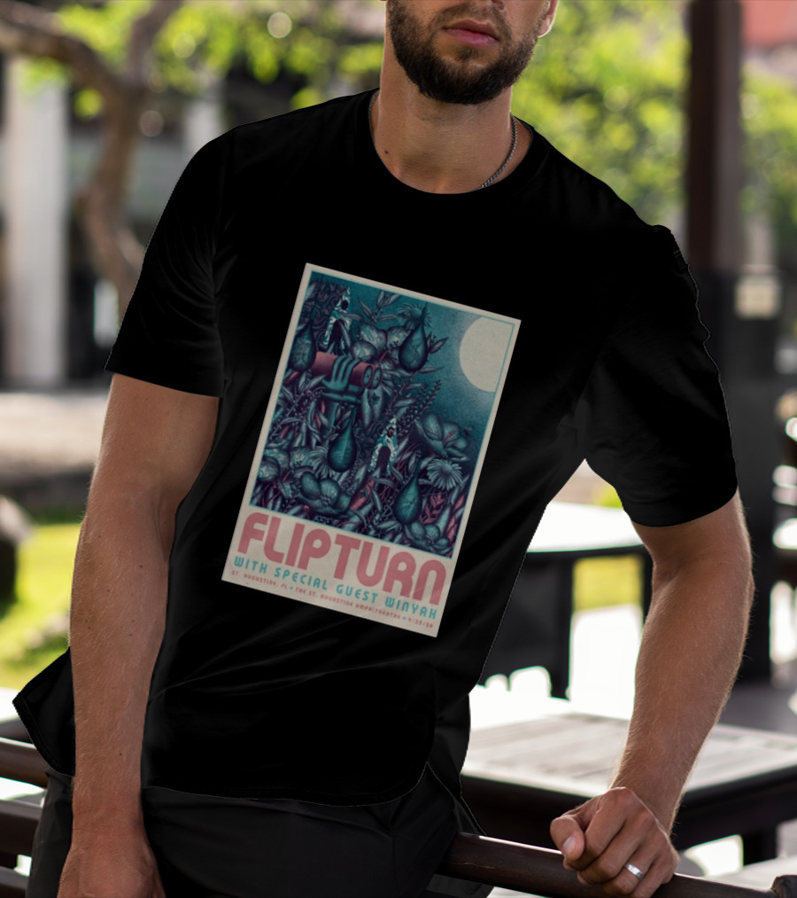 FLIPTURN With Special Guest Winyah St. Augustine Ampitheatre 9/25/26 T-Shirt