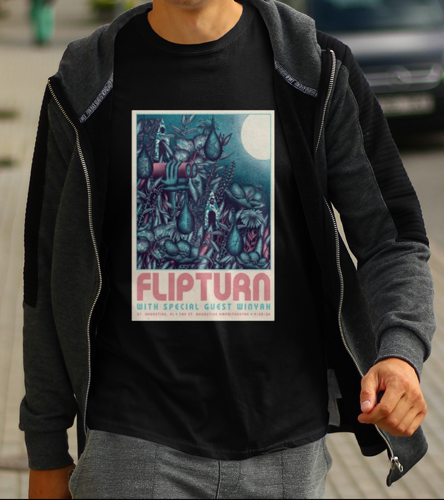 FLIPTURN With Special Guest Winyah St. Augustine Ampitheatre 9/25/26 T-Shirt