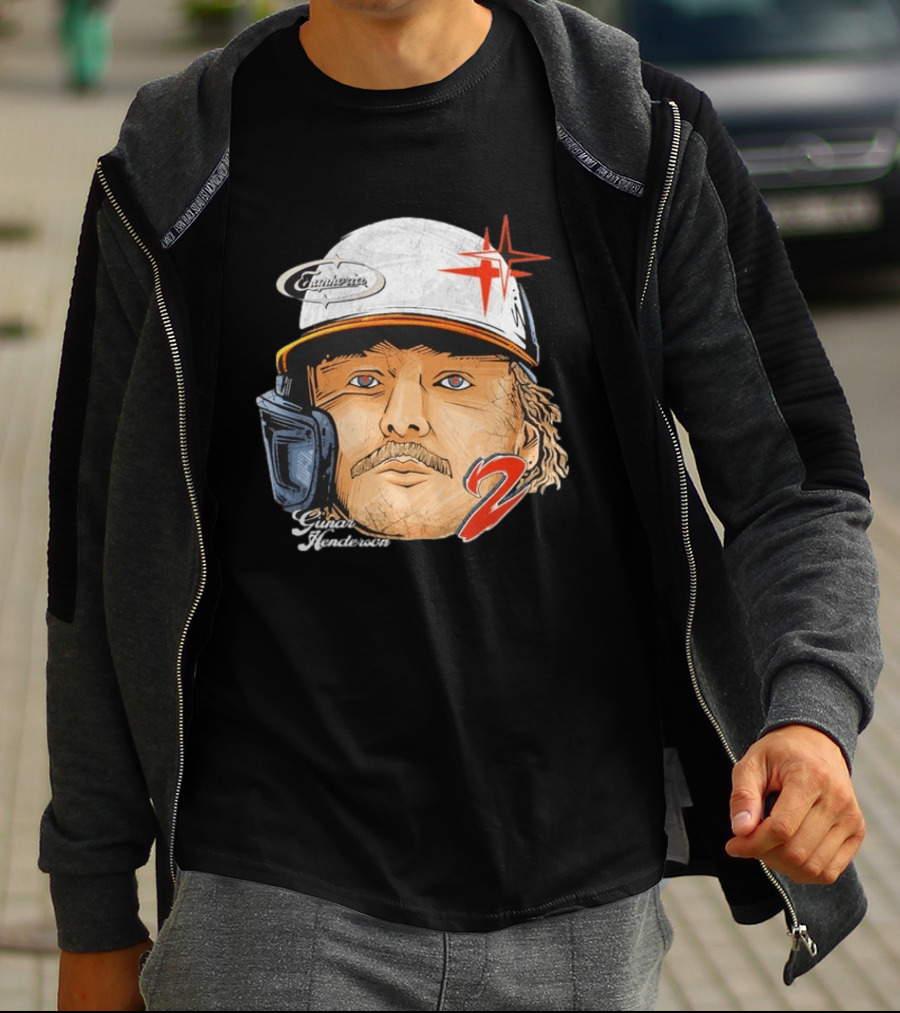 Gunnar Henderson Euphoria Gaze Helmet Number 2 T-Shirt