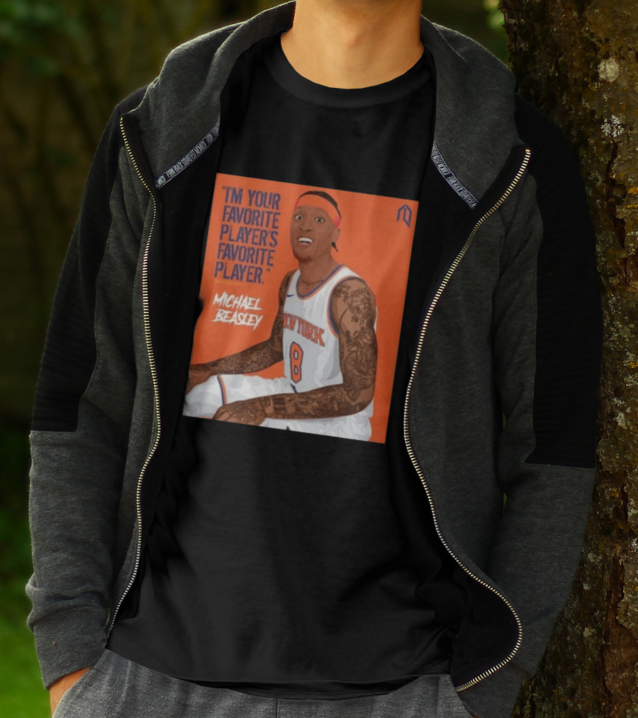 I'm Your Favorite Player's Favorite Player Michael Beasley New York Basketball Number 8 Tattoos Iconic Orange T-Shirt
