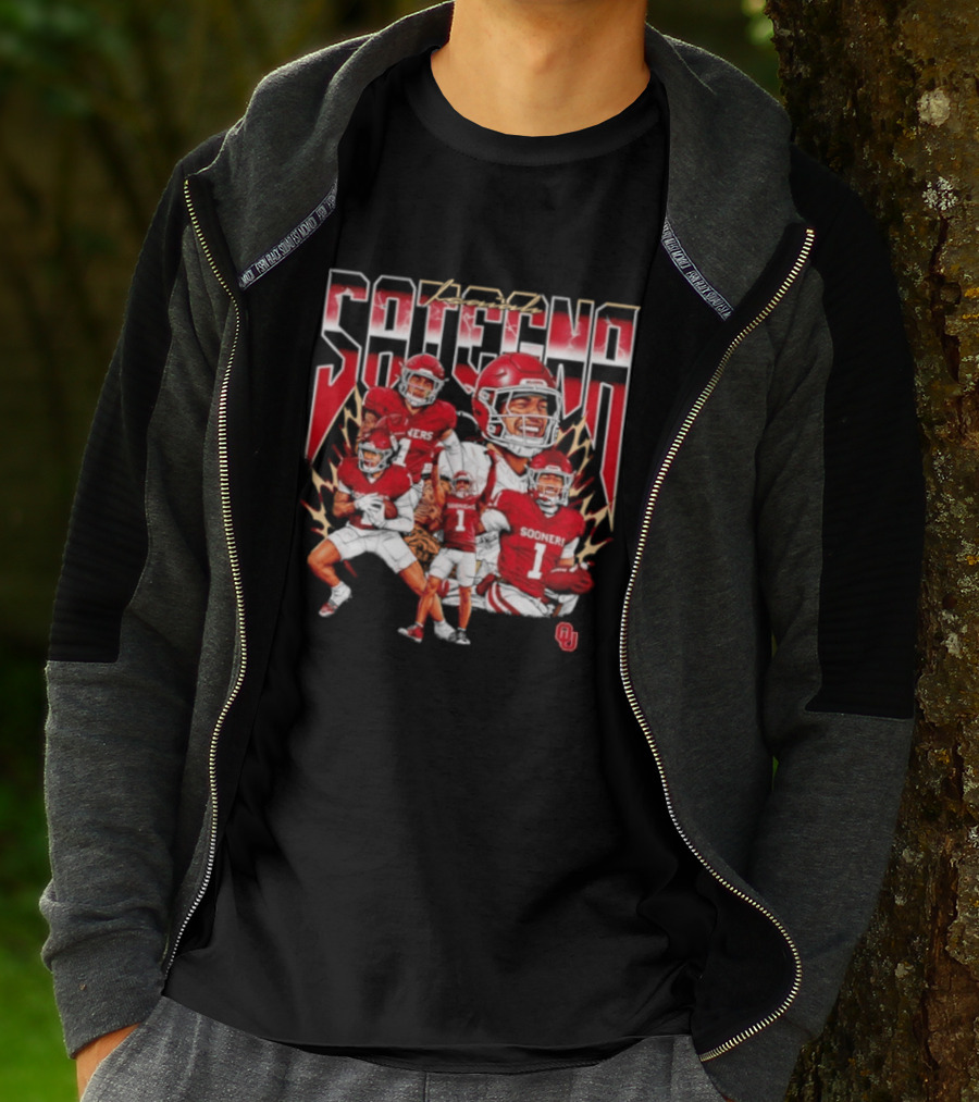 Isaiah Sategna III Oklahoma Sooners Football Sooners OU T-Shirt