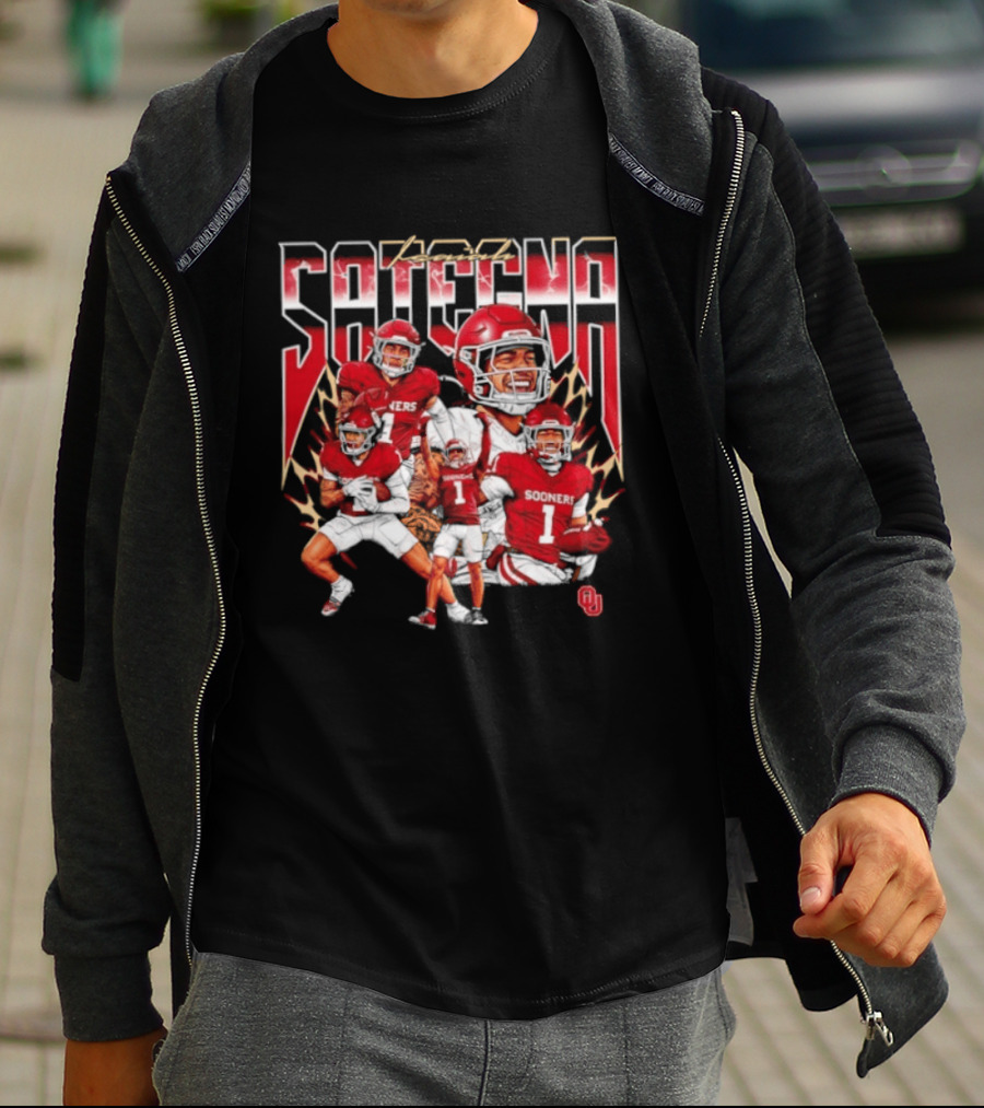 Isaiah Sategna III Oklahoma Sooners Football Sooners OU T-Shirt