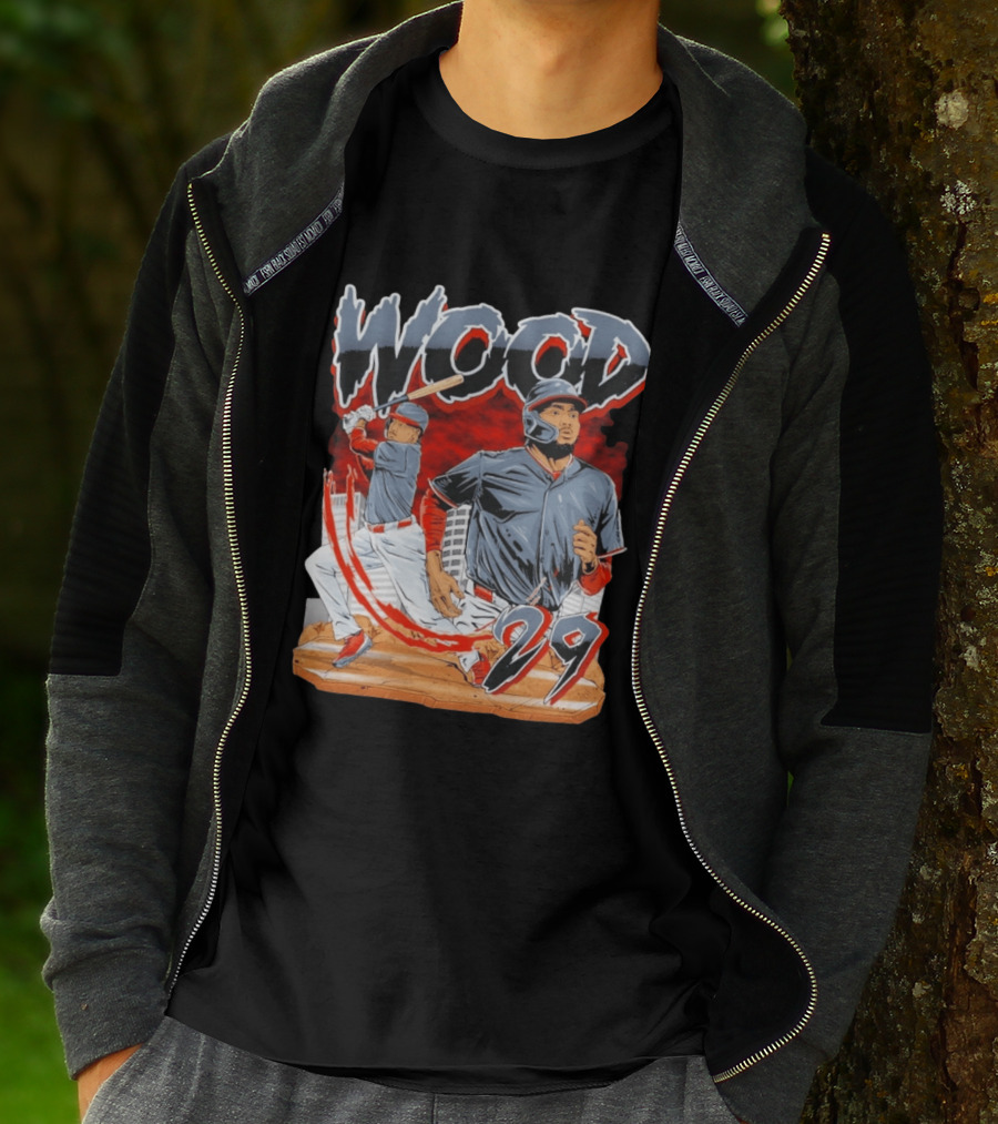 Wood 29 Baseball Euphoria Debut Action Scene T-Shirt