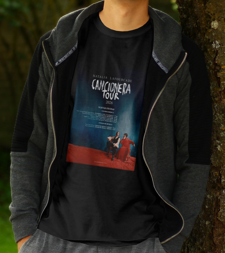 Natalia Lafourcade 2026 Cancionera Tour Nueva Fechas Centroamérica Ciudad De México T-Shirt